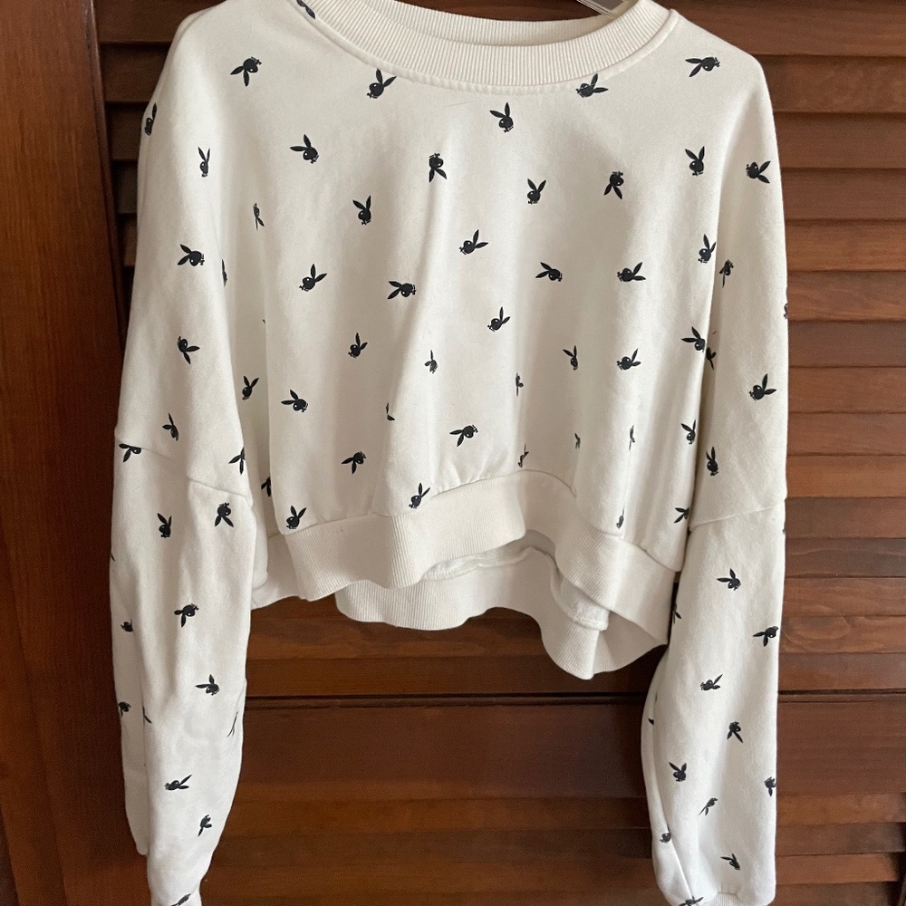Playboy by PacSun cropped sweatshirt
